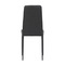 Moderní jídelní židle Autronic Židle jídelní, černá látka, kov šedá (DCL-374 BK2) (8)