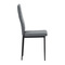 Moderní jídelní židle Autronic Židle jídelní, šedá látka, kov šedá (DCL-374 GREY2) (10)
