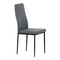 Moderní jídelní židle Autronic Židle jídelní, šedá látka, kov šedá (DCL-374 GREY2) (11)