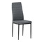Moderní jídelní židle Autronic Židle jídelní, šedá látka, kov šedá (DCL-374 GREY2) (12)