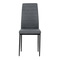 Moderní jídelní židle Autronic Židle jídelní, šedá látka, kov šedá (DCL-374 GREY2) (1)