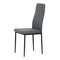 Moderní jídelní židle Autronic Židle jídelní, šedá látka, kov šedá (DCL-374 GREY2) (3)