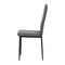Moderní jídelní židle Autronic Židle jídelní, šedá látka, kov šedá (DCL-374 GREY2) (4)