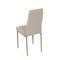 Moderní jídelní židle Autronic Židle jídelní, krémová látka, kov cappucino (DCL-375 CRM2) (18)