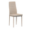 Moderní jídelní židle Autronic Židle jídelní, krémová látka, kov cappucino (DCL-375 CRM2) (21)