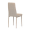 Moderní jídelní židle Autronic Židle jídelní, krémová látka, kov cappucino (DCL-375 CRM2) (22)
