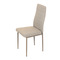 Moderní jídelní židle Autronic Židle jídelní, krémová látka, kov cappucino (DCL-375 CRM2) (4)