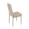 Moderní jídelní židle Autronic Židle jídelní, krémová látka, kov cappucino (DCL-375 CRM2) (8)