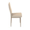 Moderní jídelní židle Autronic Židle jídelní, krémová látka, kov cappucino (DCL-375 CRM2) (9)