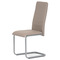 Moderní jídelní židle Autronic Židle jídelní, lanýžová koženka, kov šedá (DCL-402 LAN) (2)