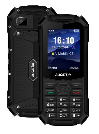 Mobilní telefon Aligator R35 eXtremo Black