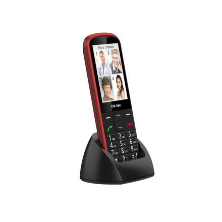 Mobilní telefon pro seniory CPA HALO 28 červený (3)