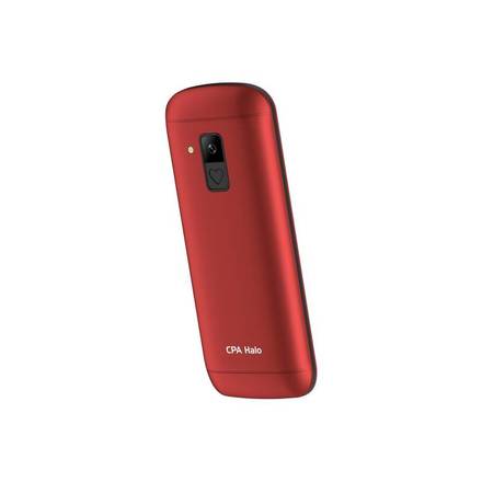 Mobilní telefon pro seniory CPA HALO 28 červený (6)