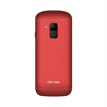Mobilní telefon pro seniory CPA HALO 28 červený (7)