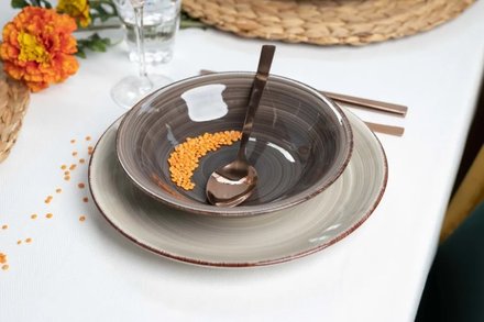 Jídelní sada talířů HIT HT-24327180 Zanzibar 18 ks (1)