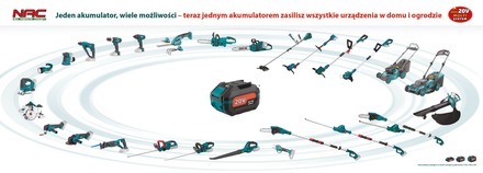 Aku vysavač listí NAC VBB-BL-LI-2x20V bez aku (5)