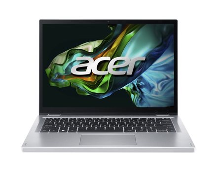 Notebook 14 Acer Aspire 3 Spin 14/A3SP14-31PT-C5Y3/N100/14&apos;&apos;/WUXGA/T/4GB/128GB SSD/UHD/W11S/Silver/2R (NX.KENEC.002)