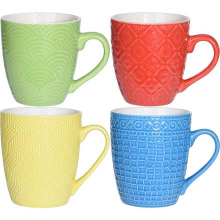 Hrnek porcelánový Excellent KO-Q96000080 240 ml červená