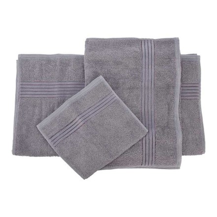 Ručníky Homestyling KO-HD1001260 Sada 3 ks ručníků levandulová