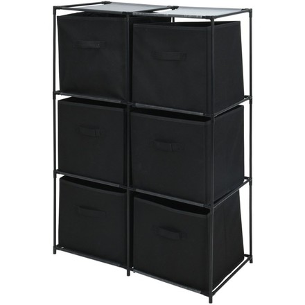 Zásuvková skříňka Homestyling KO-C80652650 6 úložných boxů