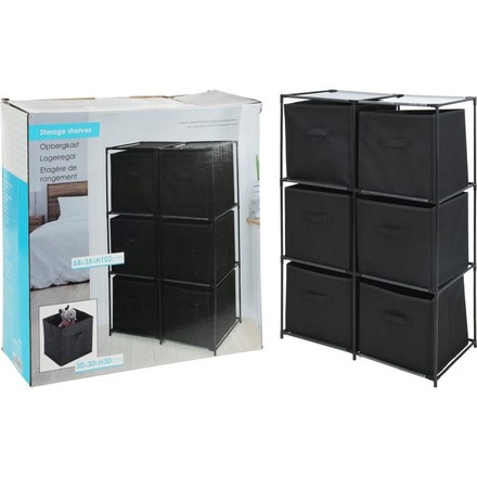 Zásuvková skříňka Homestyling KO-C80652650 6 úložných boxů (1)