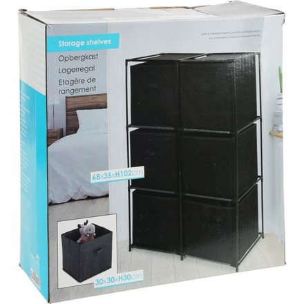 Zásuvková skříňka Homestyling KO-C80652650 6 úložných boxů (2)