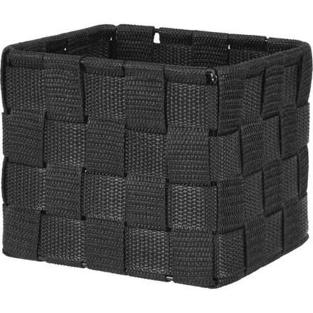 Sada úložných košíků Homestyling KO-MA1000630 s rukojeťmi 5 ks černá (4)