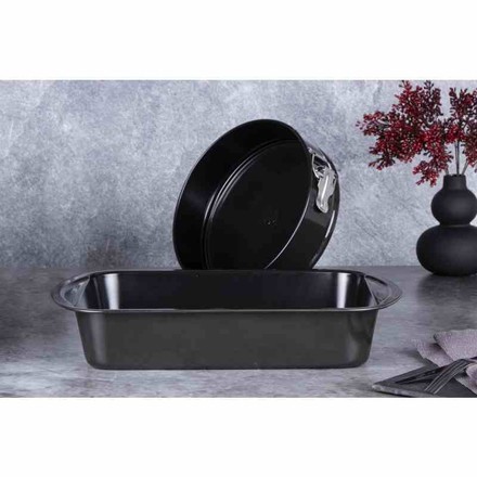 Sada pečicích forem s titanovým nepřilnavým povrchem Berlingerhaus LP-KL-119P 2 ks Shiny Black Edition (5)