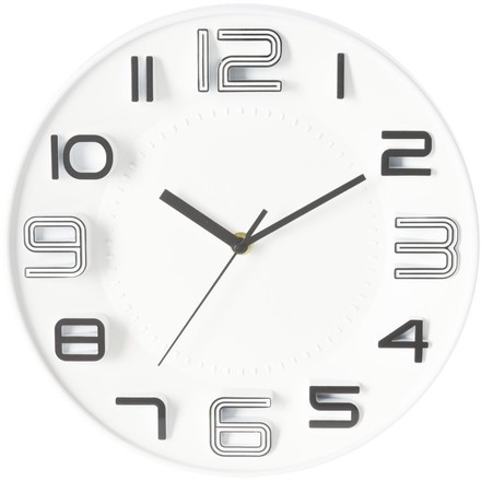 Nástěnné hodiny Segnale KO-837000320bila 28 cm bílá