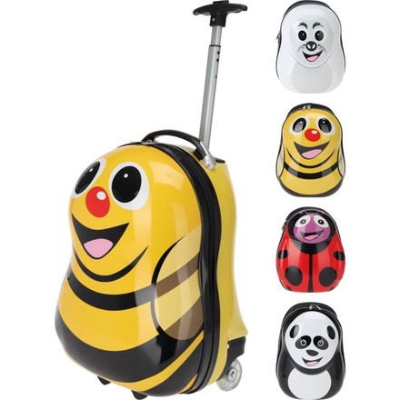 Dětský cestovní kufr a batoh Xqmax KO-491940220vcel Dětský cestovní kufr a batoh Včelka (3)
