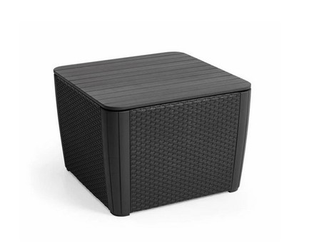 Zahradní stůl Keter Luzon Plus grafitový s úložným prostorem