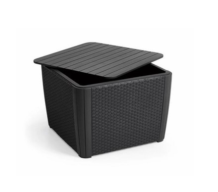 Zahradní stůl Keter Luzon Plus grafitový s úložným prostorem (1)