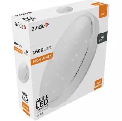Stropní svítidlo Avide (9570081) LED ALICE 1600lm, IP44, d34 (1)