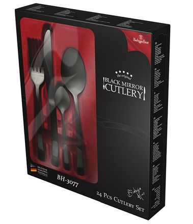 Sada příborů Berlingerhaus BH-3077 24 ks Black Collection (1)