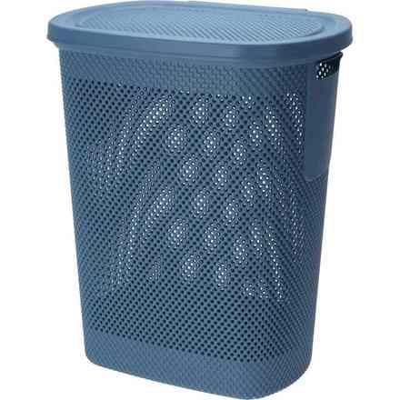 Koš na prádlo Excellent KO-027100390modr s víkem 60 l modrá