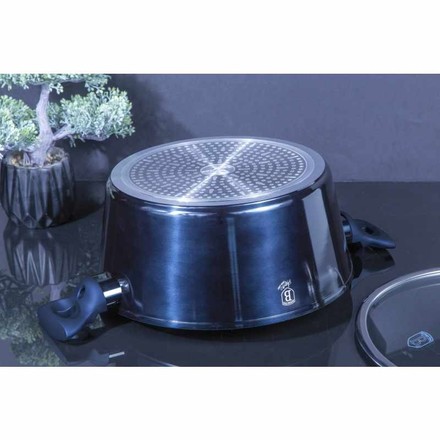 Kastrol s mramorovým povrchem Berlingerhaus BH-7148 a poklicí 30 cm Metallic Line Aquamarine Edition (9)