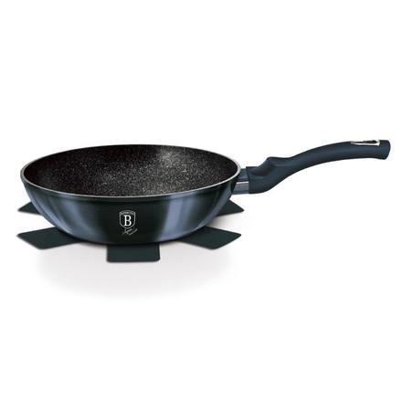 Wok pánev s mramorovým povrchem Berlingerhaus BH-6114 30 cm Metallic Line Aquamarine Edition (4)