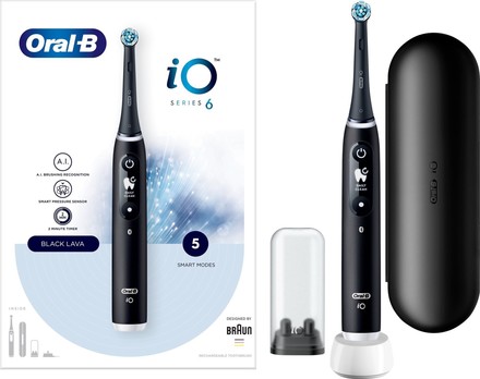 Elektrický zubní kartáček Oral-B iO6 Series Black Onyx (2)