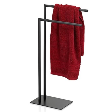 Kovový věšák na ručníky Kela KL-22495 černý ve tvaru L 30,0x20,0x81,0cm (2)