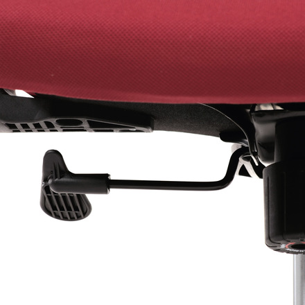 Kancelářská židle Autronic Kancelářská židle, potah bordó látka a černá síťovina MESH, houpací mech. (KA-B1025 BOR) (33)