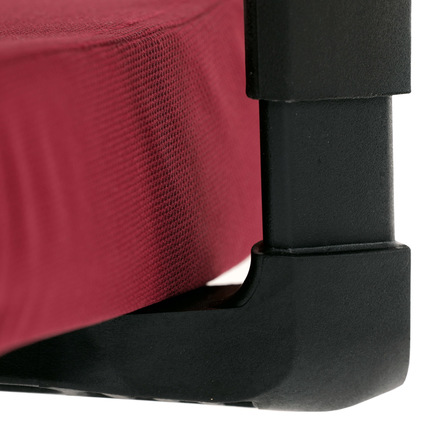 Kancelářská židle Autronic Kancelářská židle, potah bordó látka a černá síťovina MESH, houpací mech. (KA-B1025 BOR) (40)