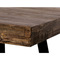 Moderní jídelní stůl Autronic Jídelní stůl, 160x90x76 cm, MDF deska, dýha borovice, kovové nohy, černý lak (HT-534 PINE) (10)