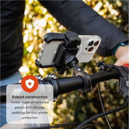 Držák na mobil Fixed Bikee Plus - černý (6)