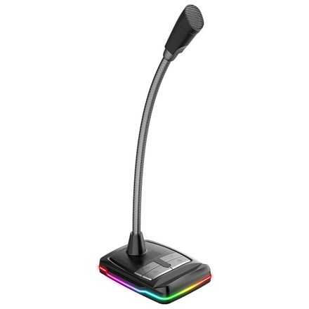 Mikrofon Platinet VARR GAMING RGB USB - černý