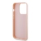 Kryt na mobil Karl Lagerfeld 3D Rubber Glitter Logo Karl na Apple iPhone 15 Pro Max - růžový (2)