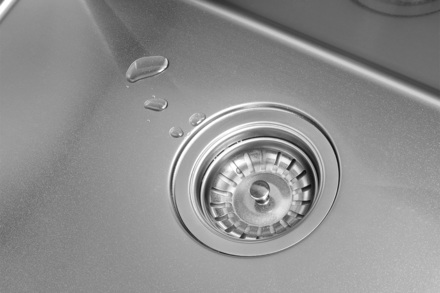 Nerezový dřez s odkapem Concept NANO coat pravý DNN1045ssr (2)