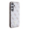 Kryt na mobil Guess PU Leather 4G Triangle Metal Logo na Samsung Galaxy S24 - bílý (2)