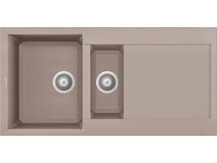 Granitový kuchyňský dřez s vaničkou a odkapem Elleci EASY 475 G43