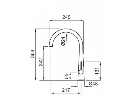 Páková vodovodní baterie Elleci ATHENA G68 (1)