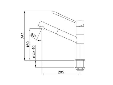 Páková vodovodní baterie Elleci RENO G62 (1)